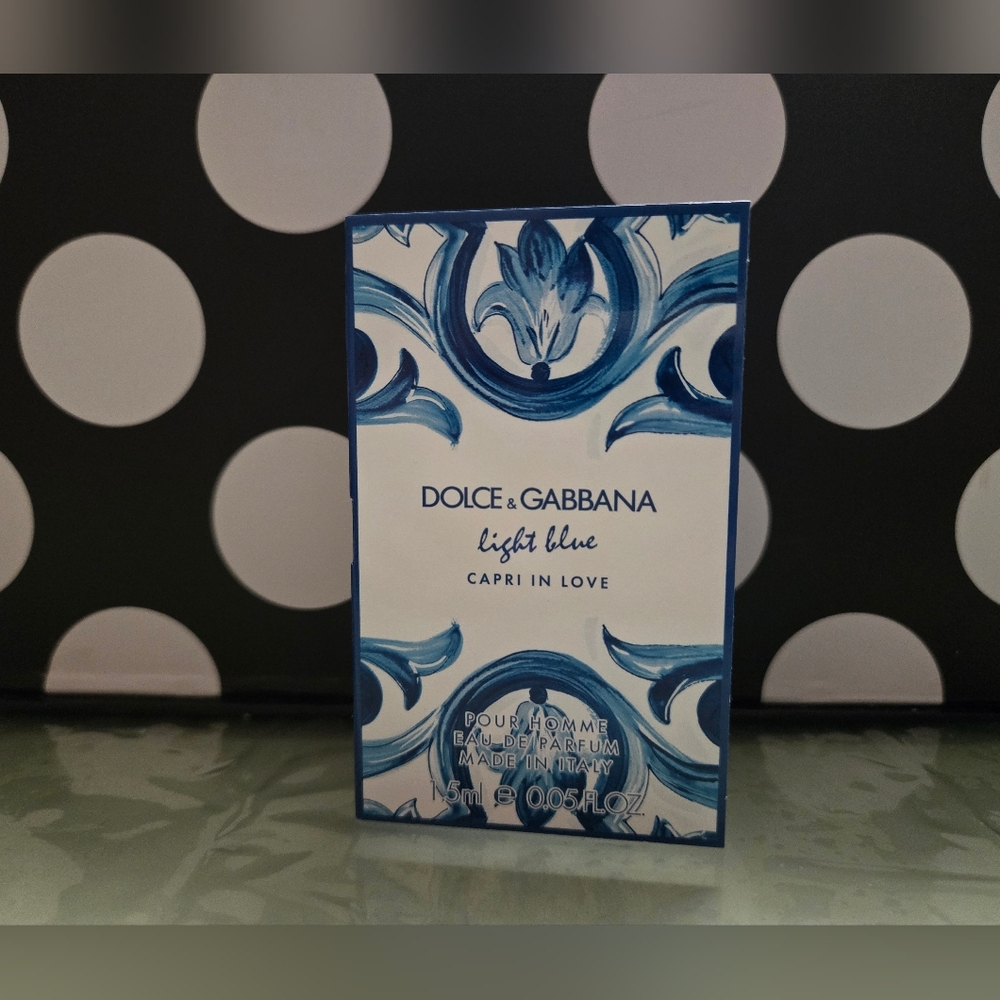 5/$25✨️D&G Capri In Love Homme SAMPLE✨️
